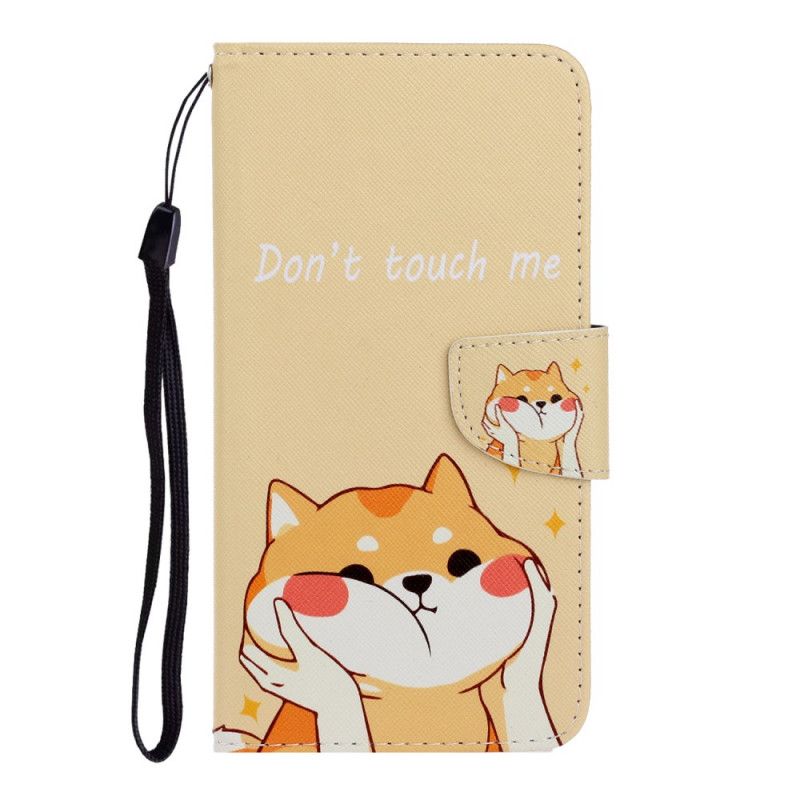 Etui Folio Xiaomi Redmi Note 9 Kot Nie Dotykaj Mnie Stringami Etui Ochronne