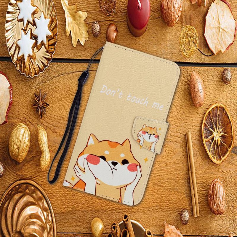 Etui Folio Xiaomi Redmi Note 9 Kot Nie Dotykaj Mnie Stringami Etui Ochronne