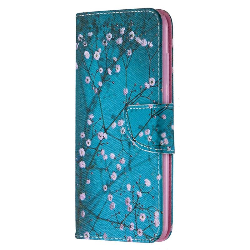 Etui Folio Xiaomi Redmi Note 9 Kwitnące Drzewo Etui Ochronne