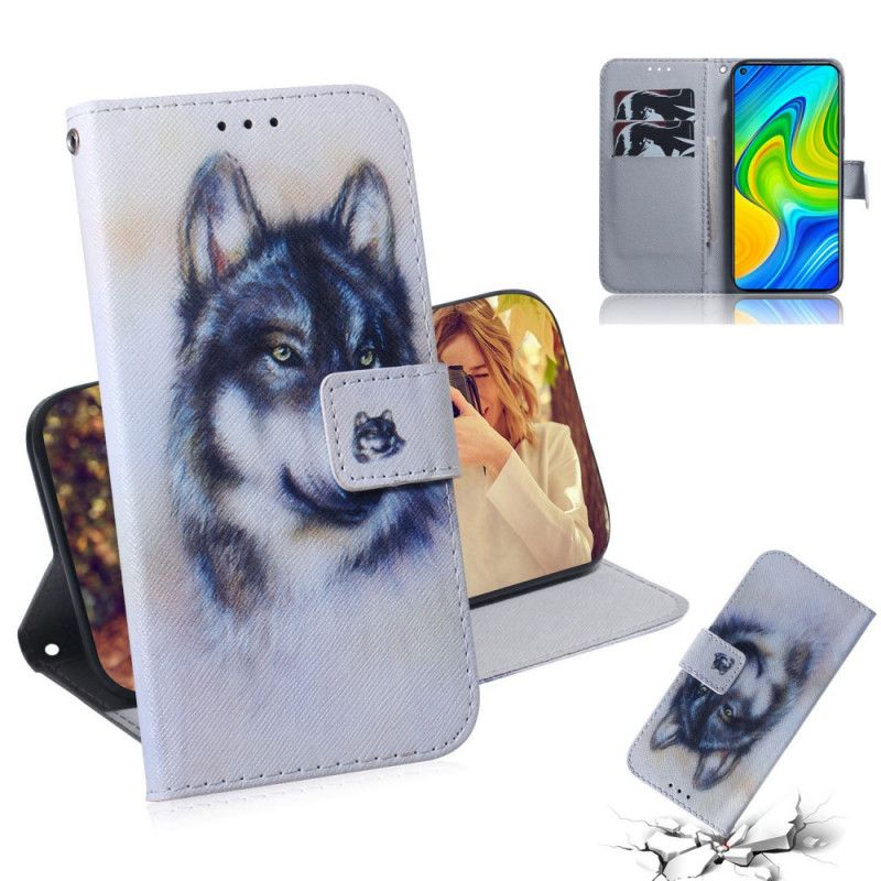 Etui Folio Xiaomi Redmi Note 9 Psie Spojrzenie Etui Ochronne