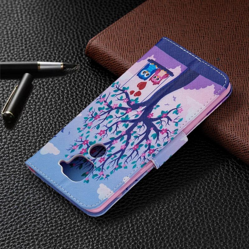 Etui Folio Xiaomi Redmi Note 9 Sowy Na Huśtawce