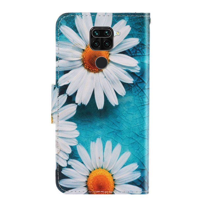 Etui Folio Xiaomi Redmi Note 9 Stokrotki Stringi