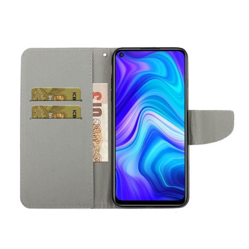 Etui Folio Xiaomi Redmi Note 9 Stokrotki Stringi