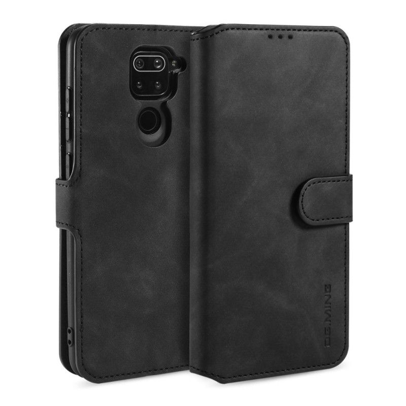 Etui Folio Xiaomi Redmi Note 9 Szary Czarny Retro Dg.Ming