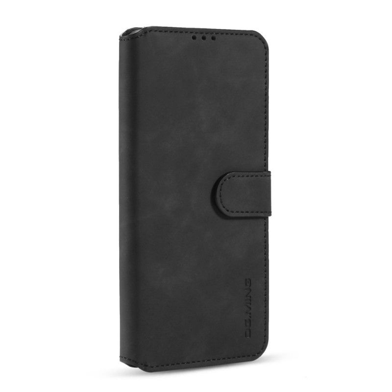 Etui Folio Xiaomi Redmi Note 9 Szary Czarny Retro Dg.Ming