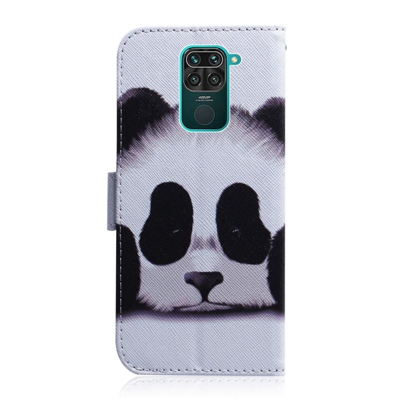 Etui Folio Xiaomi Redmi Note 9 Twarz Pandy Etui Ochronne