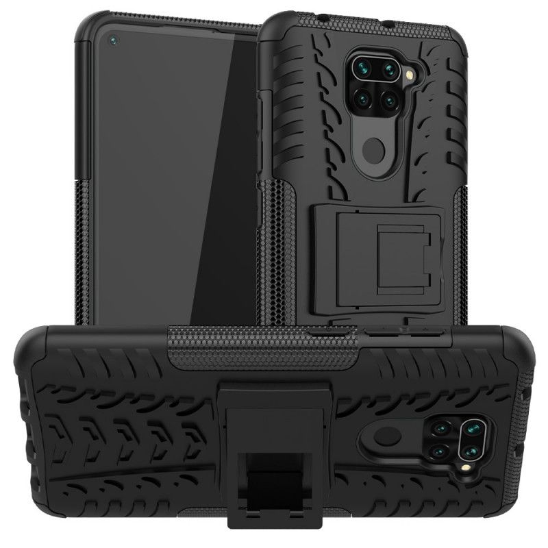 Etui Xiaomi Redmi Note 9 Biały Czarny Ultra Odporny