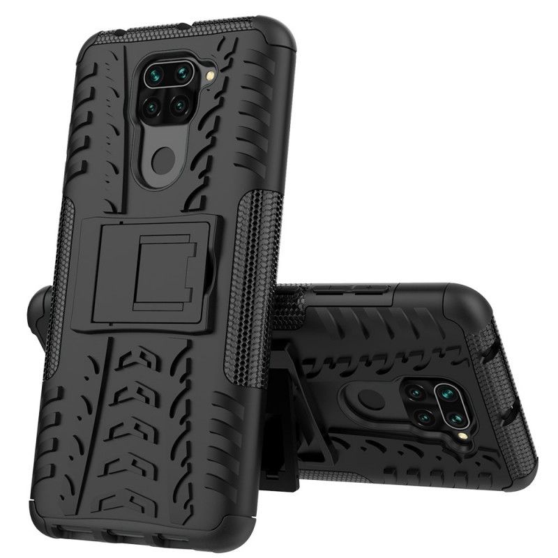 Etui Xiaomi Redmi Note 9 Biały Czarny Ultra Odporny