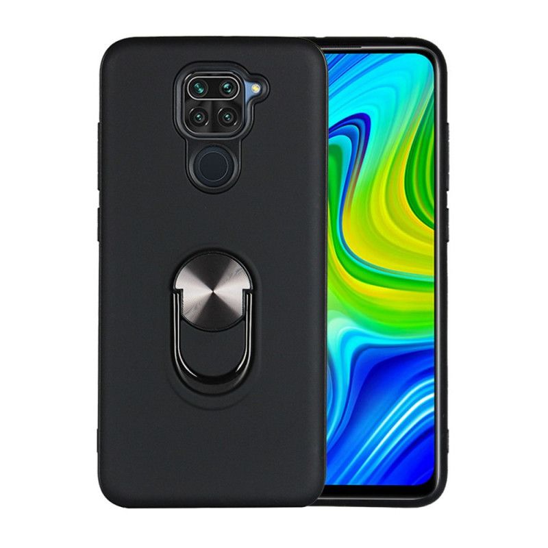 Etui Xiaomi Redmi Note 9 Czerwony Czarny Zdejmowany Z Pierścieniem Podtrzymującym Etui Ochronne