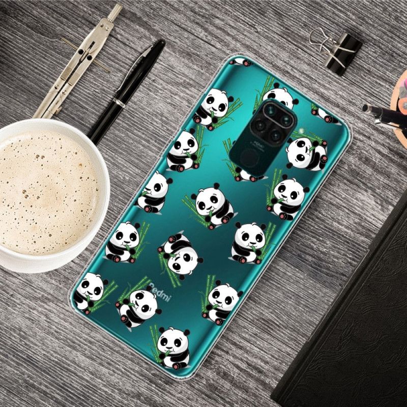 Etui Xiaomi Redmi Note 9 Małe Pandy Etui Ochronne