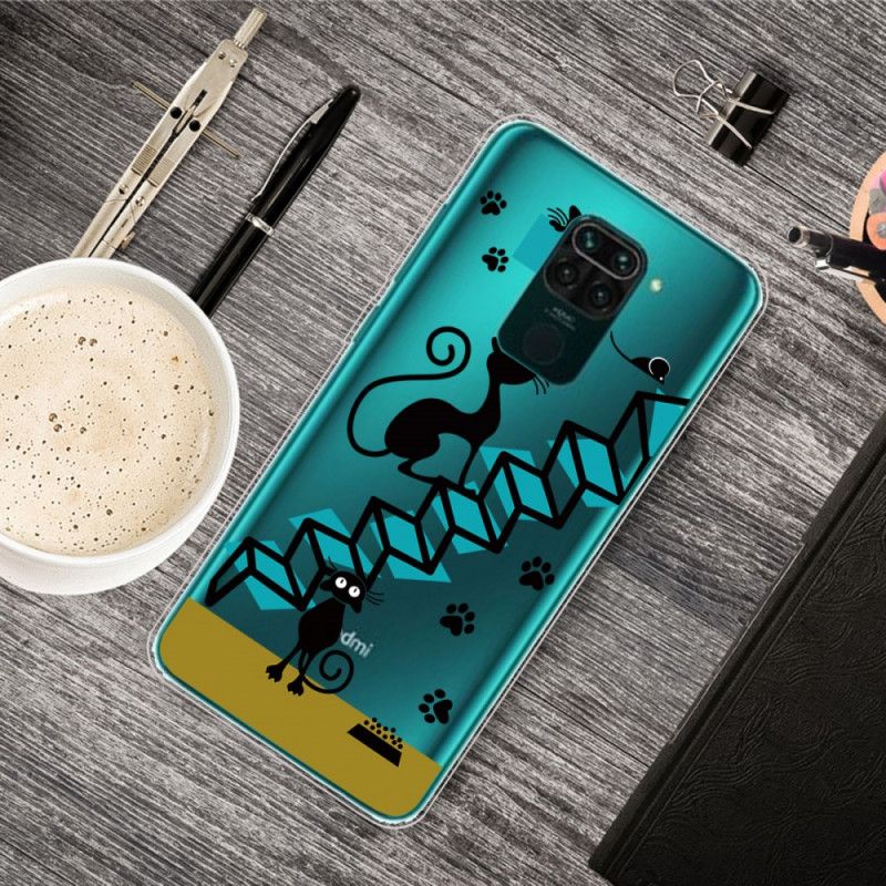 Etui Xiaomi Redmi Note 9 Śmieszne Koty