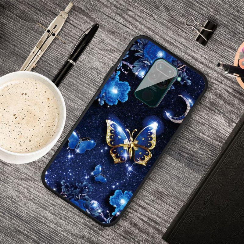 Etui Xiaomi Redmi Note 9 Złoty Motyl Etui Ochronne