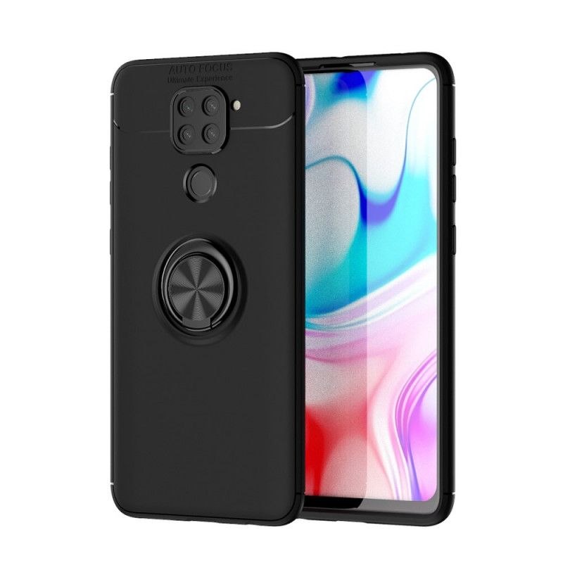 Futerały Xiaomi Redmi Note 9 Czerwony Czarny Obrotowy Pierścień