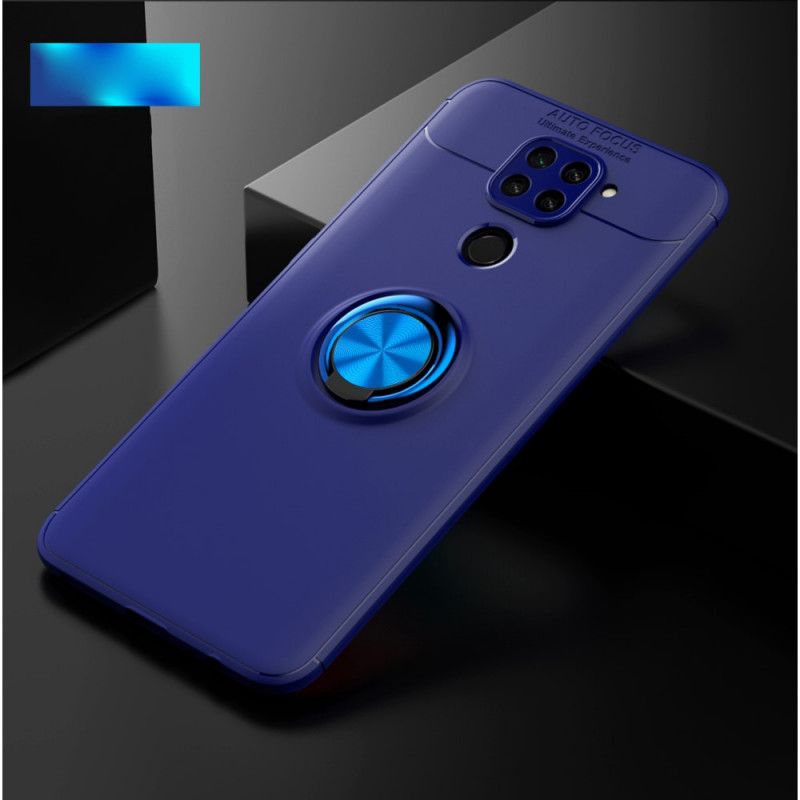 Futerały Xiaomi Redmi Note 9 Czerwony Czarny Obrotowy Pierścień