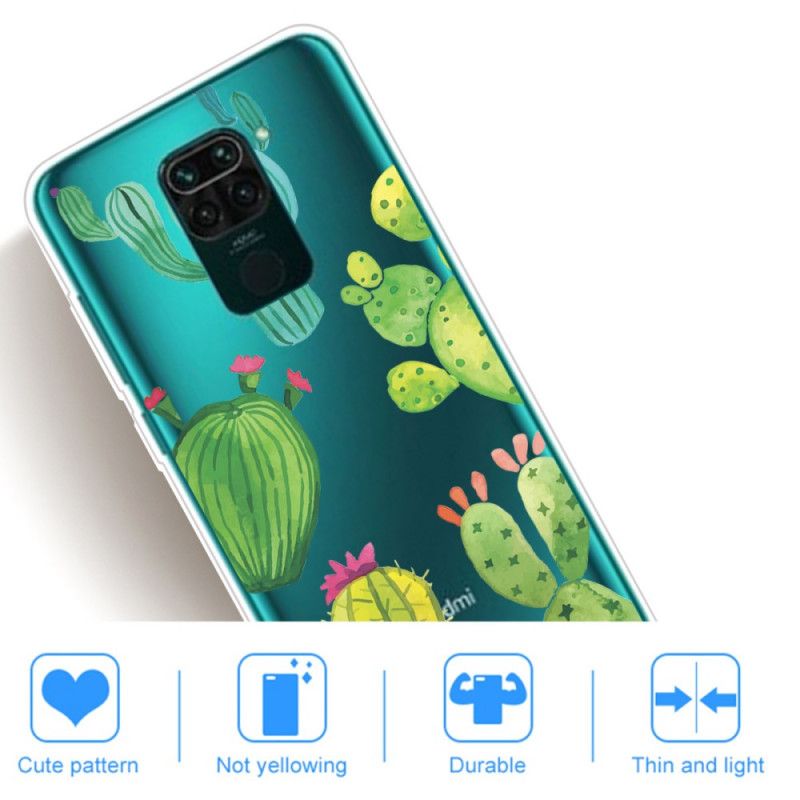 Futerały Xiaomi Redmi Note 9 Etui na Telefon Kaktus Akwarelowy