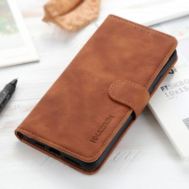 Etui Folio Xiaomi Mi 11 Lite 5g Ne / Mi 11 Lite 4g / 5g Efekt Skóry Vintage Khazneh Etui Ochronne