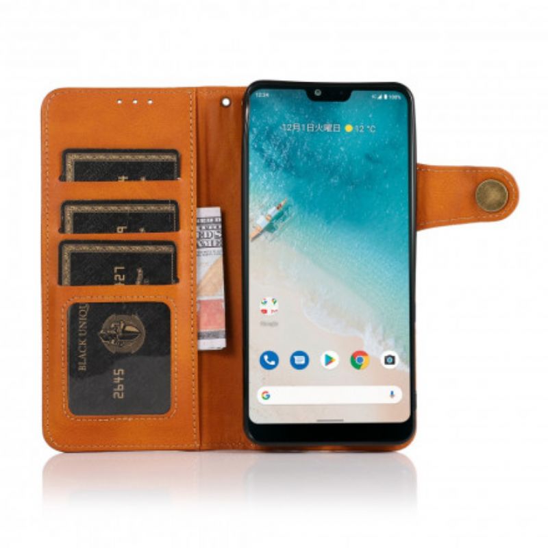 Etui Folio Xiaomi Mi 11 Lite 5g Ne / Mi 11 Lite 4g / 5g Przycisk Khazneh