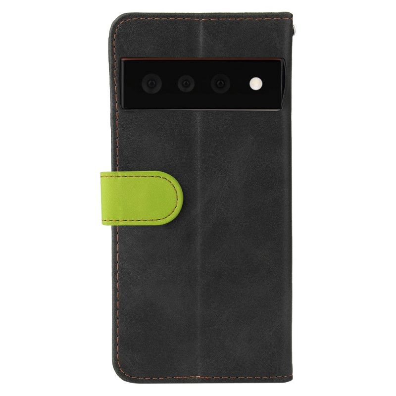 Etui Folio Google Pixel 6 Pro Dwukolorowy Etui Ochronne