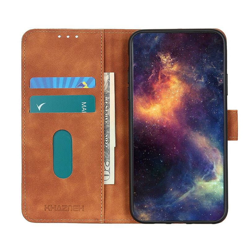 Etui Folio Google Pixel 6 Pro Efekt Skóry Vintage Khazneh Etui Ochronne