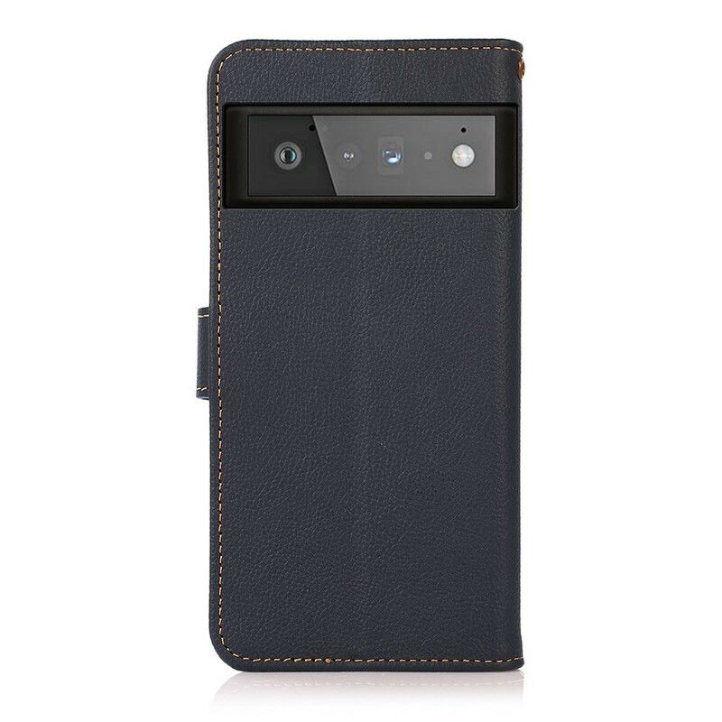 Etui Folio Google Pixel 6 Pro Khazneh Skóra Etui Ochronne