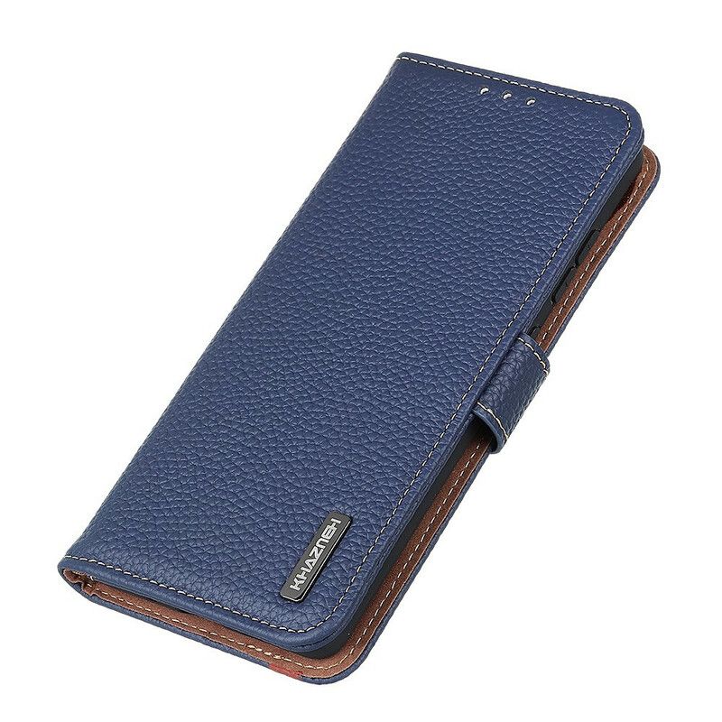 Etui Folio Google Pixel 6 Pro Kolorowa Skóra Lychee Khazneh Etui Ochronne