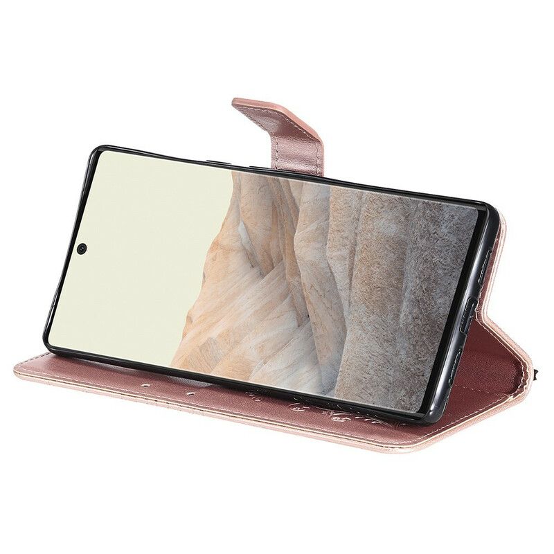 Etui Folio Google Pixel 6 Pro Olbrzymie Stringi Motyle