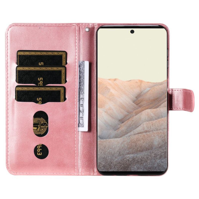 Etui Folio Google Pixel 6 Pro Vintage Torebka