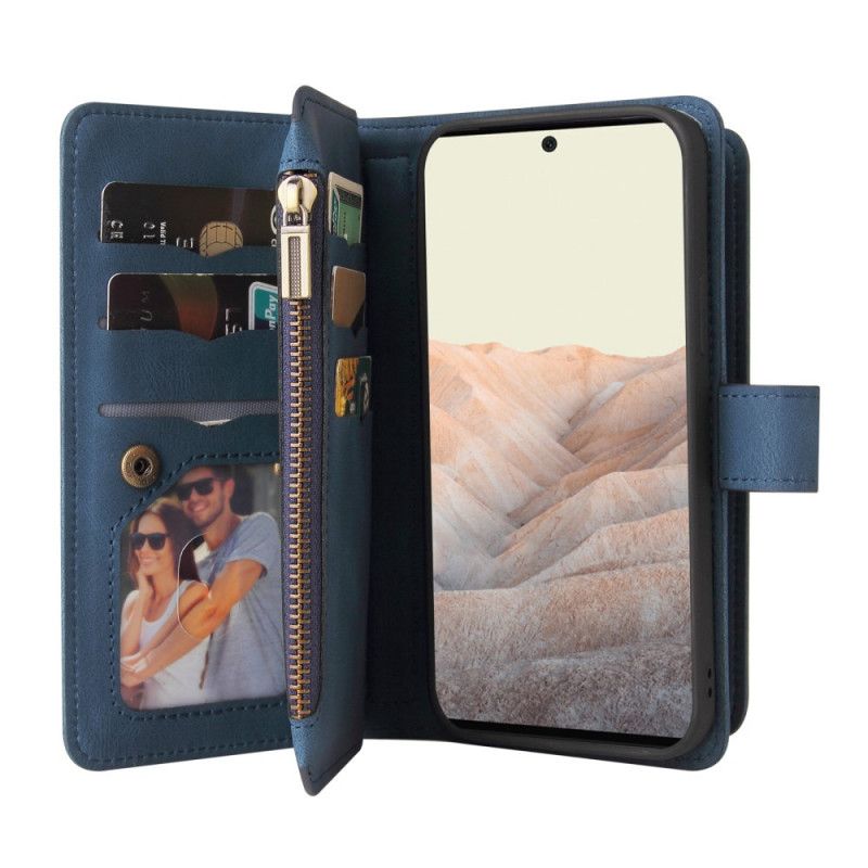 Etui Folio Google Pixel 6 Pro Wielofunkcyjny 10 Pakiet Kart Etui Ochronne