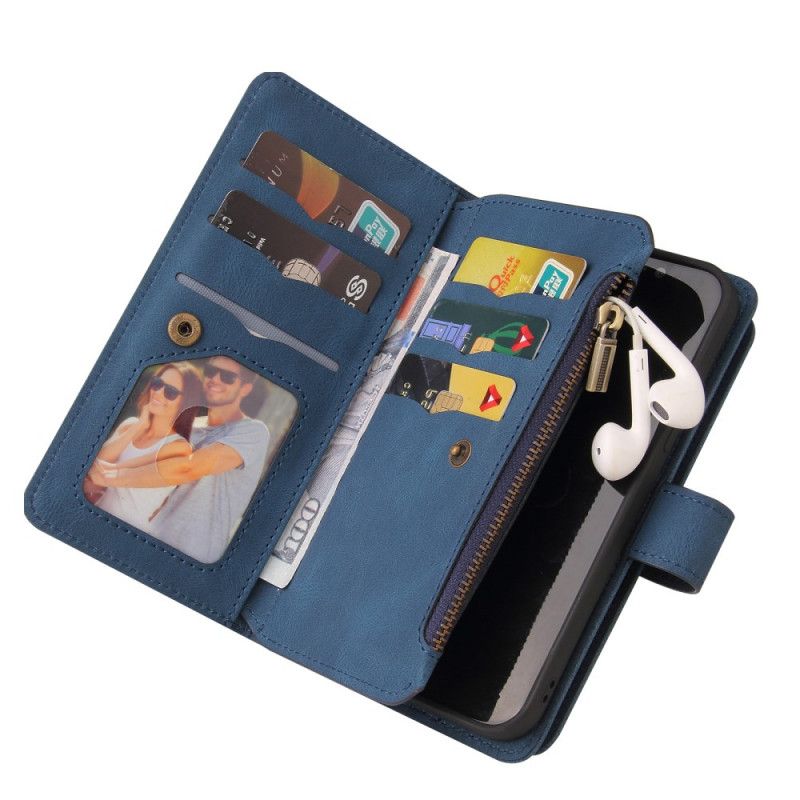 Etui Folio Google Pixel 6 Pro Wielofunkcyjny 10 Pakiet Kart Etui Ochronne