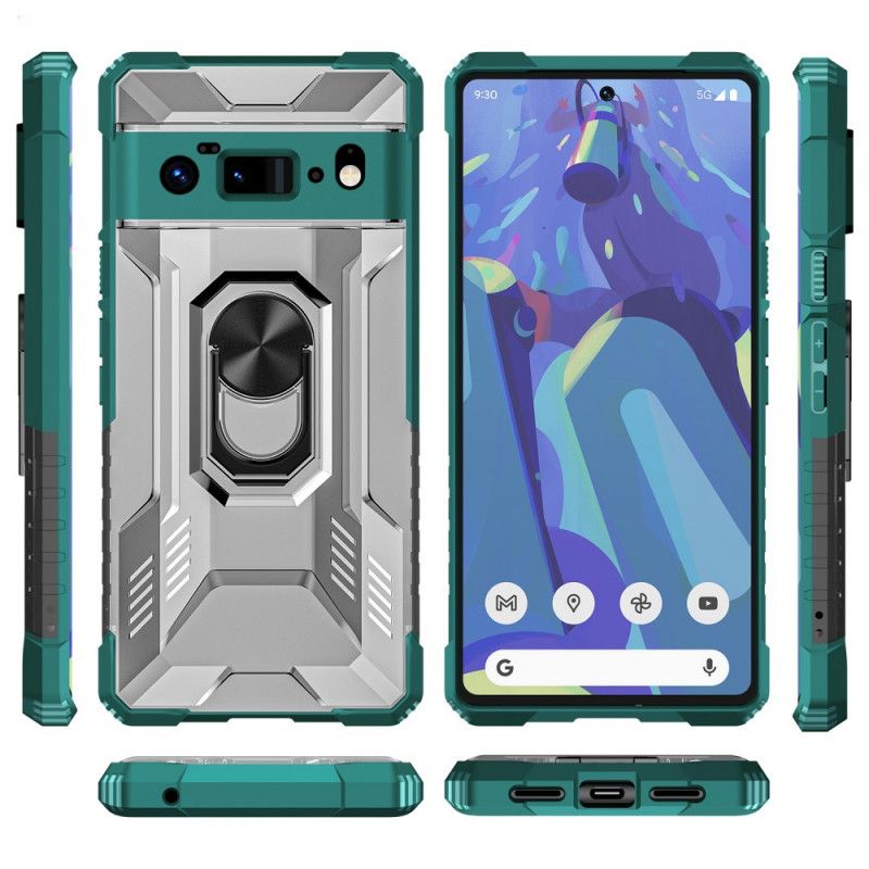 Etui Google Pixel 6 Pro Wytrzymały Wspornik Pierścienia Osłony Etui Ochronne