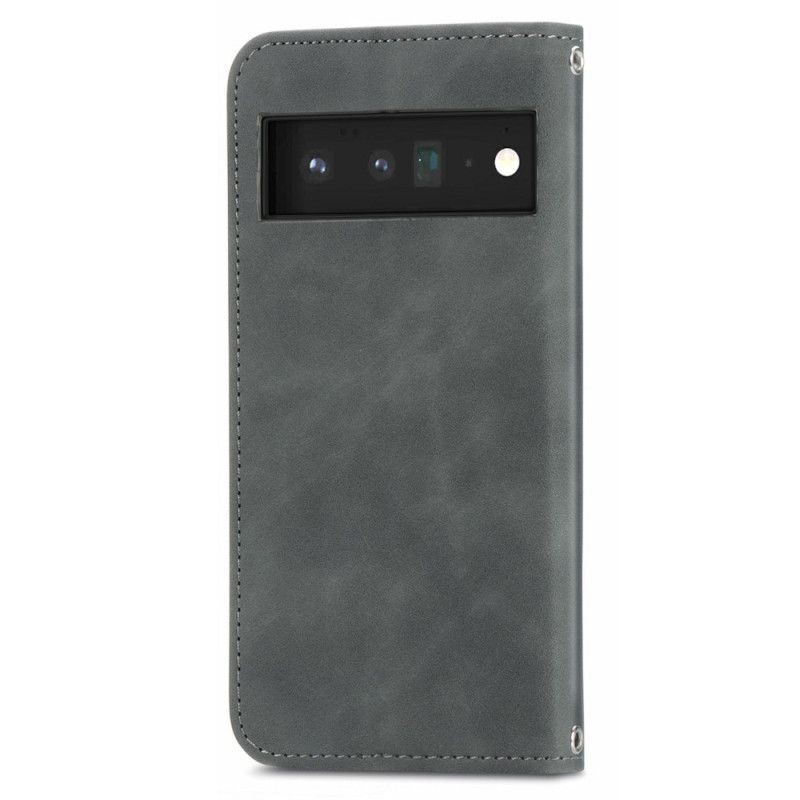 Flip Kotelot Google Pixel 6 Pro Etui Na Telefon Skórka W Stylu Vintage