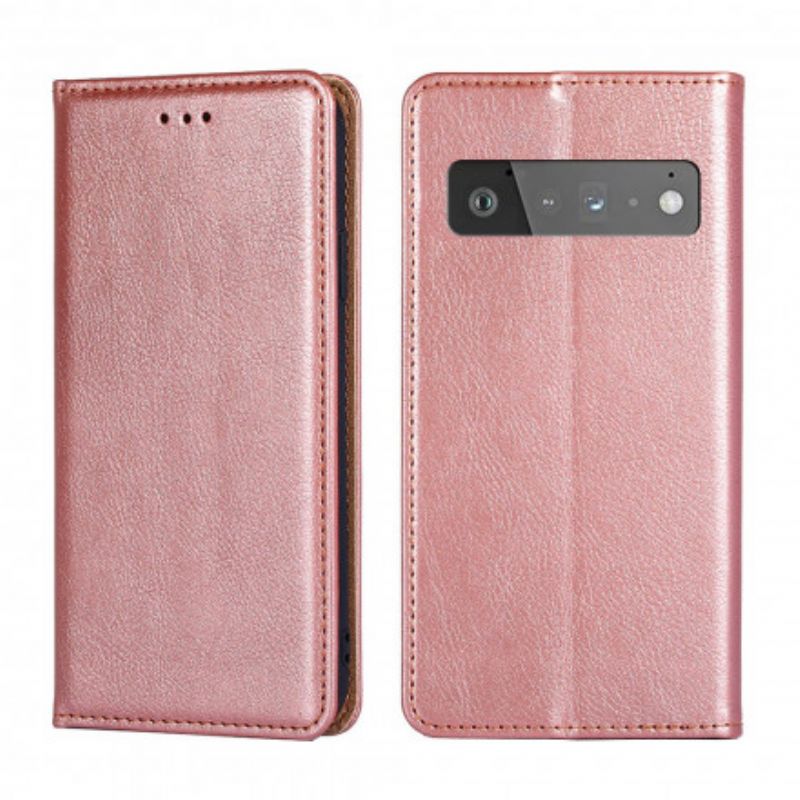 Flip Kotelot Google Pixel 6 Pro Vintage Skórzany Styl Etui Ochronne