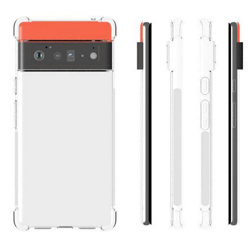 Futerały Google Pixel 6 Pro Etui Na Telefon Wyczyść Wzmocnione Narożniki