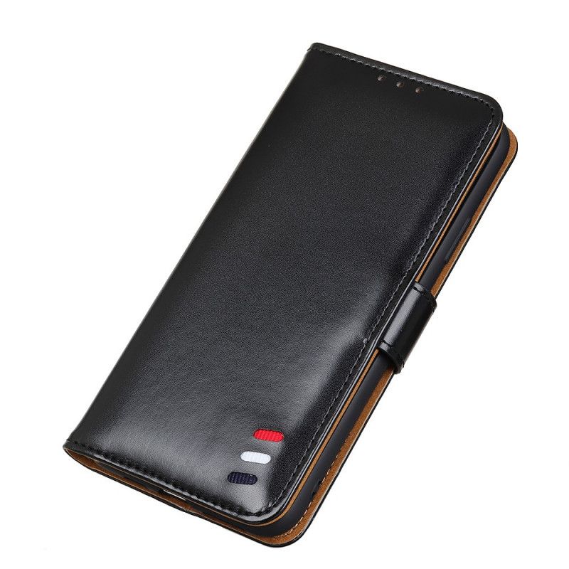 Etui Folio Samsung Galaxy Note 20 Ultra Czerwony Czarny Trójkolorowy Efekt Skóry Etui Ochronne