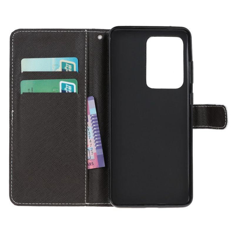 Etui Folio Samsung Galaxy Note 20 Ultra Lampart Ze Stringami Etui Ochronne