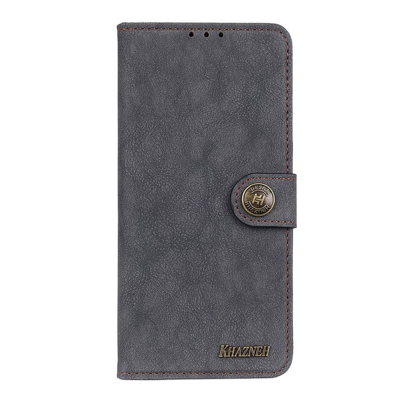 Etui Folio Samsung Galaxy Note 20 Ultra Pomarańczowy Czarny Dwoina Ze Sztucznej Skóry Khazneh W Stylu Retro Etui Ochronne