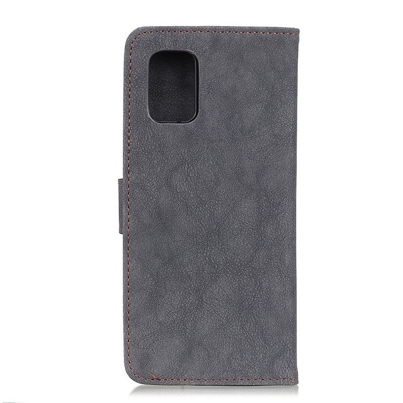 Etui Folio Samsung Galaxy Note 20 Ultra Pomarańczowy Czarny Dwoina Ze Sztucznej Skóry Khazneh W Stylu Retro Etui Ochronne