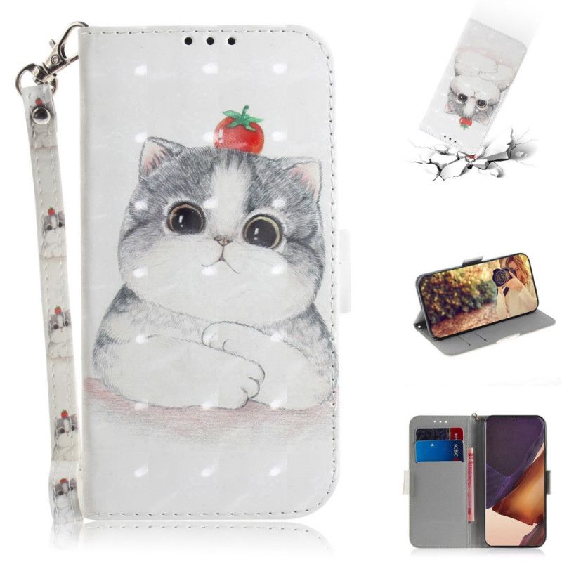 Etui Folio Samsung Galaxy Note 20 Ultra Pomidor Na Stringach Cat Etui Ochronne