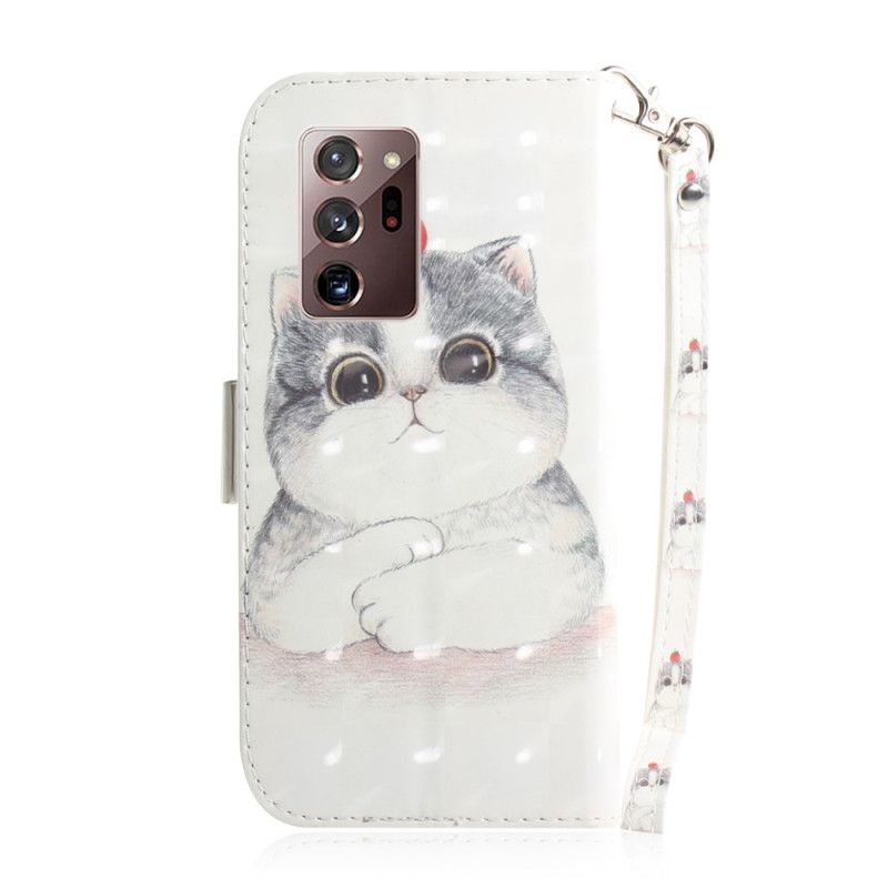 Etui Folio Samsung Galaxy Note 20 Ultra Pomidor Na Stringach Cat Etui Ochronne