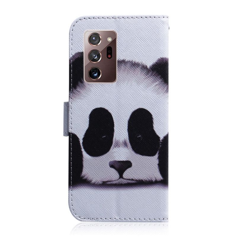 Etui Folio Samsung Galaxy Note 20 Ultra Twarz Pandy Etui Ochronne