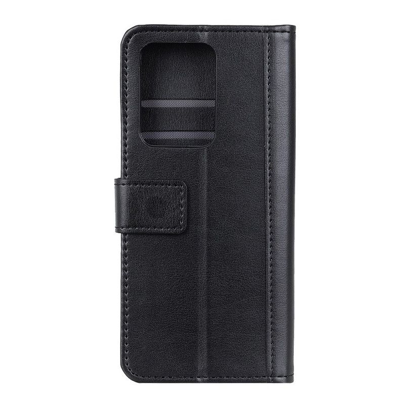 Etui Folio Samsung Galaxy Note 20 Ultra Zielony Czarny Styl Dwoiny Skóry Etui Ochronne