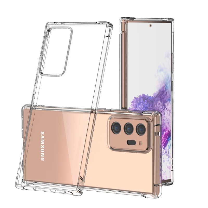 Etui Samsung Galaxy Note 20 Ultra Przezroczyste Poduszki Leeu Etui Ochronne