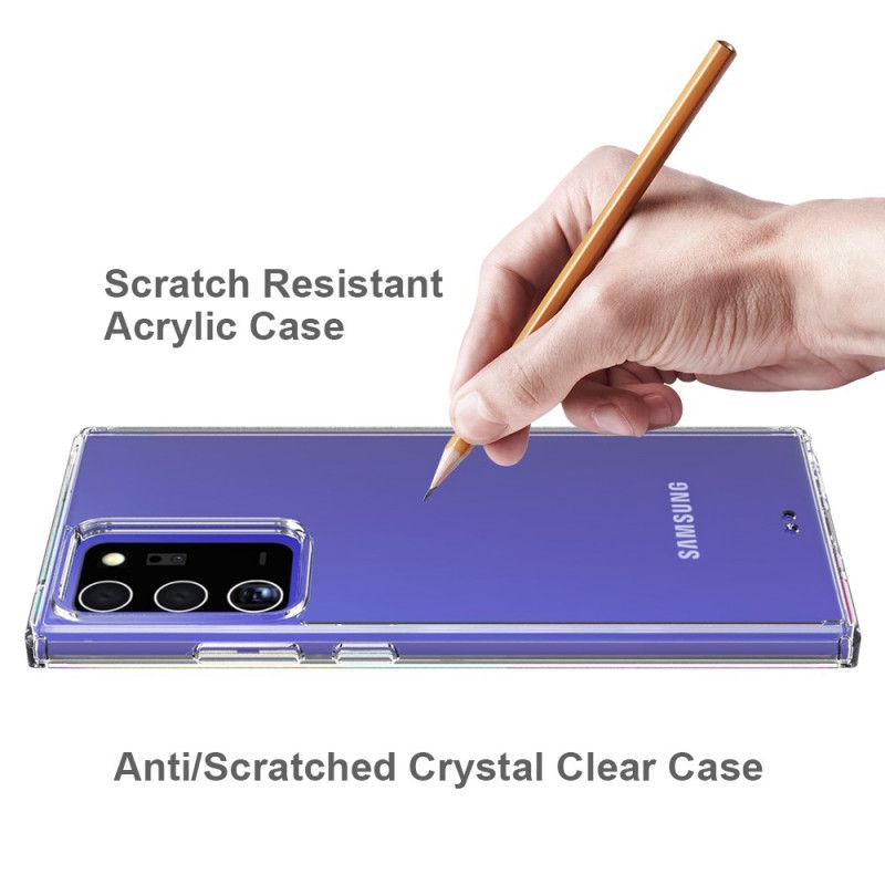 Etui Samsung Galaxy Note 20 Ultra Szary Czarny Krawędzie W Kolorze Akrylu