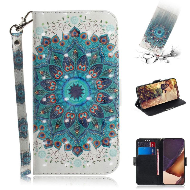 Obudowa Samsung Galaxy Note 20 Ultra Etui na Telefon Mistrzowska Mandala Ze Stringami