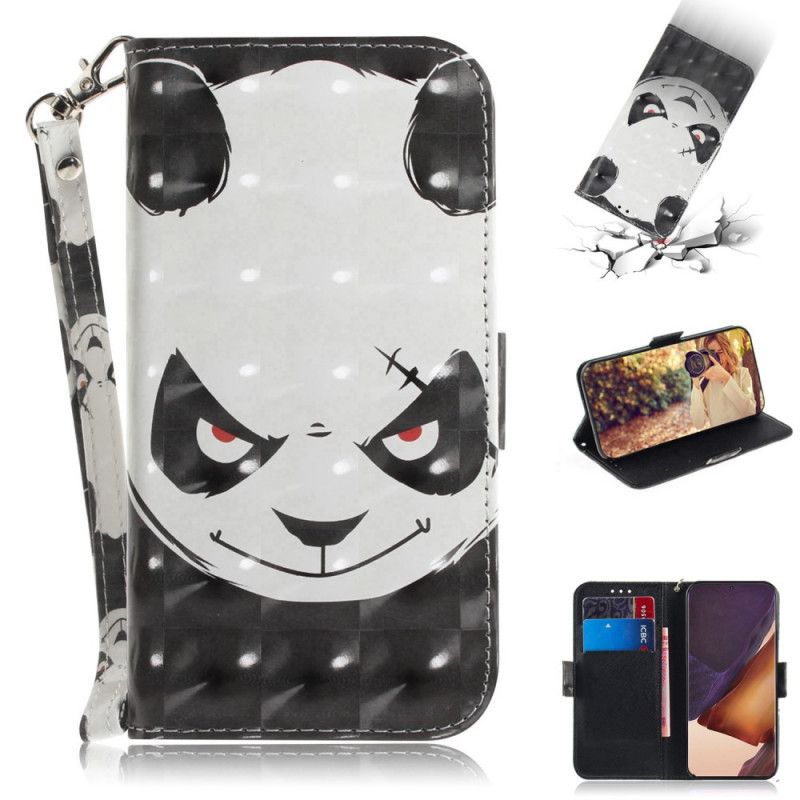 Pokrowce Samsung Galaxy Note 20 Ultra Wściekła Panda Ze Stringami