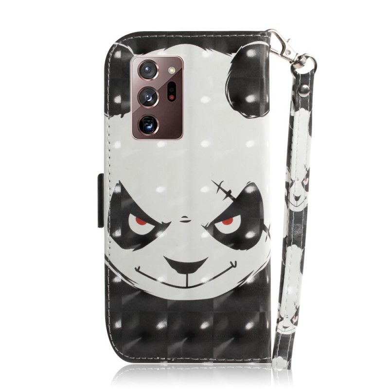 Pokrowce Samsung Galaxy Note 20 Ultra Wściekła Panda Ze Stringami