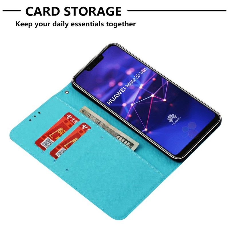 Etui Folio Huawei Mate 20 Lite Miss Sowa 3D