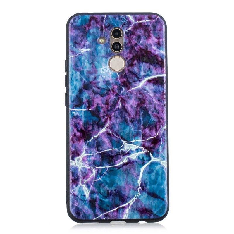 Etui Huawei Mate 20 Lite Fioletowy Marmur Etui Ochronne