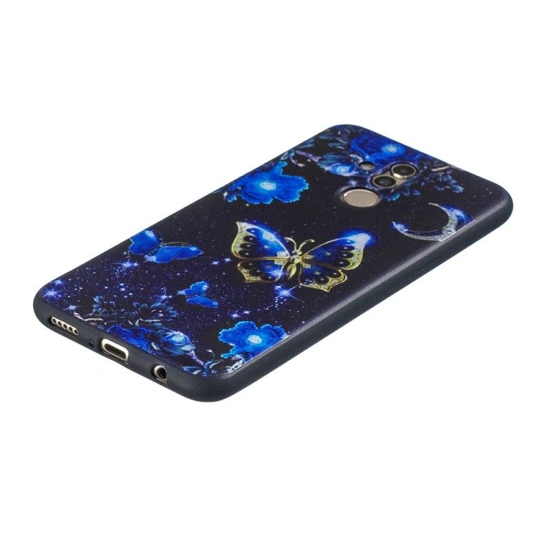 Etui Huawei Mate 20 Lite W Złotym Motyle