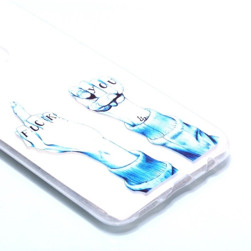 Futerały Huawei Mate 20 Lite Etui na Telefon Środkowy Palec